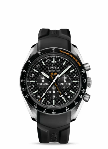 Omega Speedmaster HB-SIA Co-Axial GMT Titanium / Black Carbon / Rubber 321.92.44.52.01.001 (32192445201001)